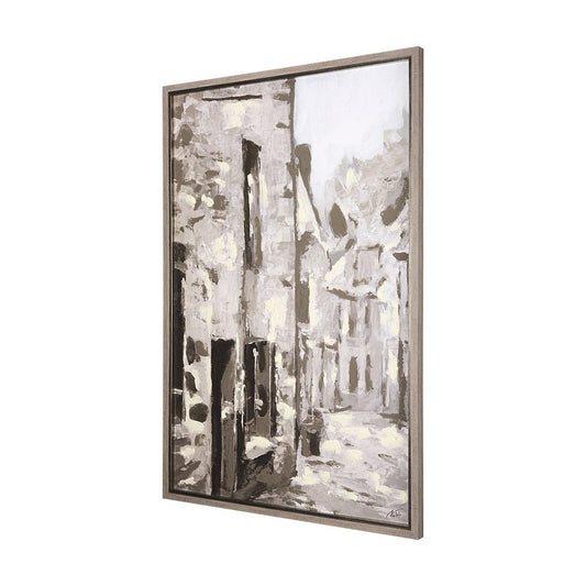 Mercana - Old Lane I by Mercana Studio a Hand Embellished Textured Framed Art Print - 14878 view 2