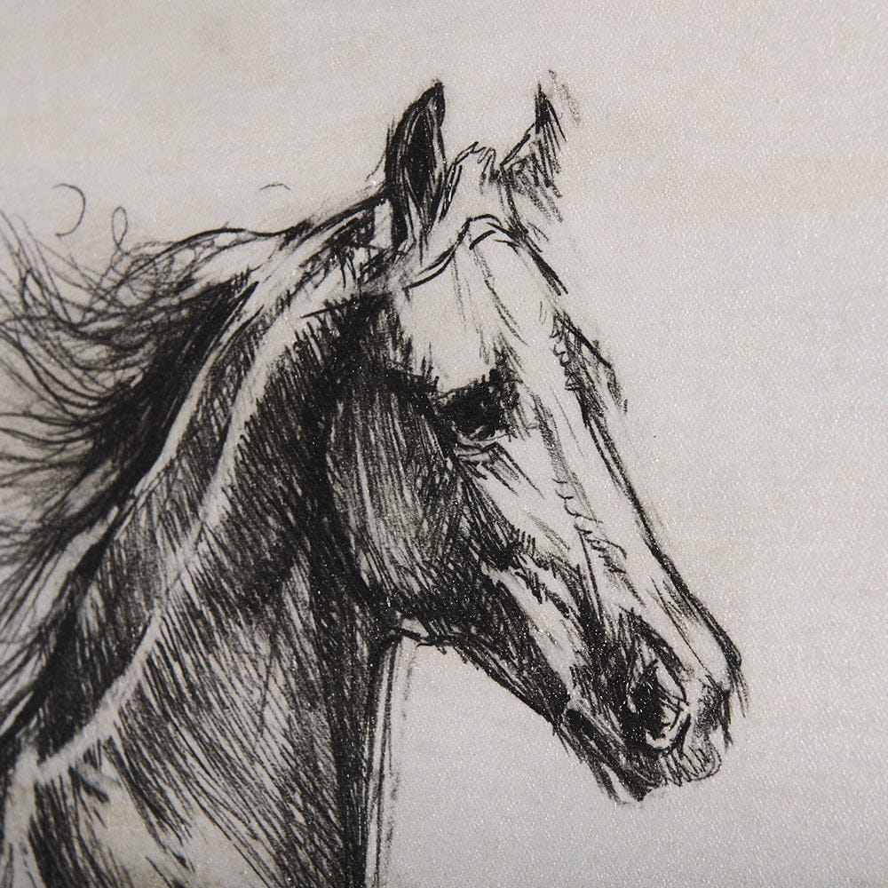 Mercana - Old West Collection V Horse Sketch by Mercana Studio a Hand Embellished Textured Canvas - 102457-L view 7