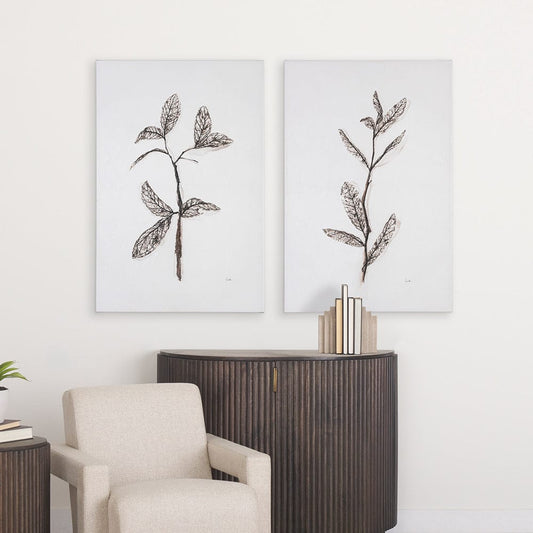 Mercana - Olive Branch II by Gabrielle Campbell a Hand Embellished Textured Canvas - 101831-S view 2