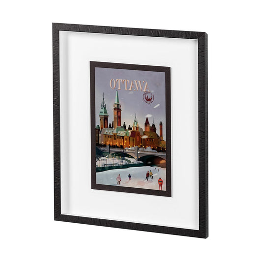 Mercana - Ottawa Go Canada M by Mercana Studio a Framed Art Print Matted under Glass - 13778 view 2