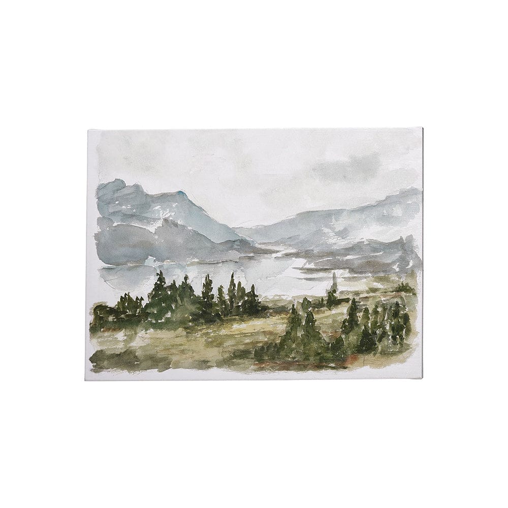 Mercana - Overcast Reservoir I by Ethan Harper a Hand Embellished Textured Canvas - 101535-S view 1