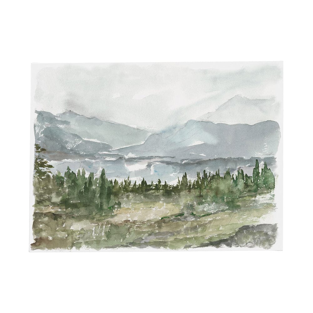 Mercana - Overcast Reservoir II by Ethan Harper a Hand Embellished Textured Canvas - 101536-L view 1