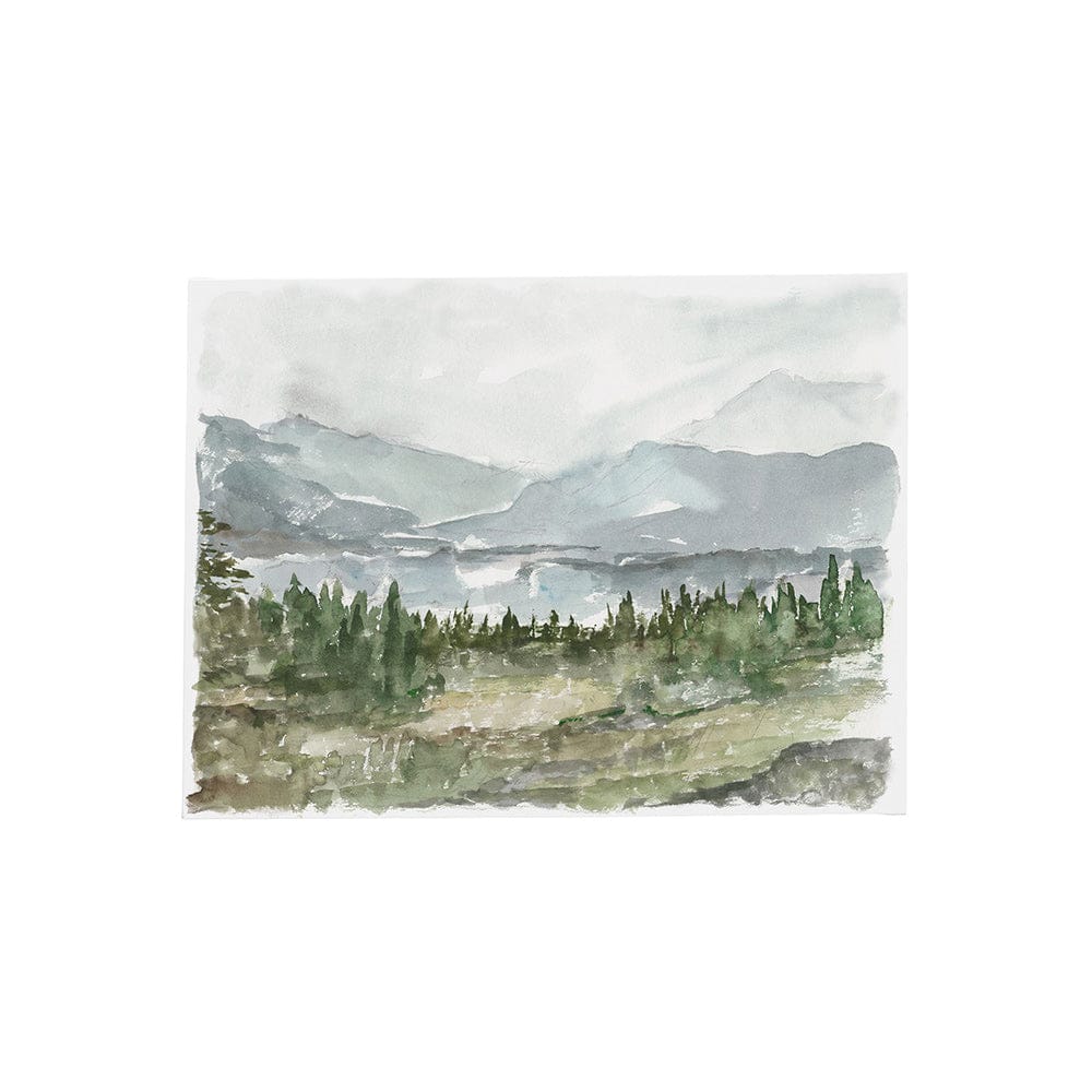 Mercana - Overcast Reservoir II by Ethan Harper a Hand Embellished Textured Canvas - 101536-S view 1