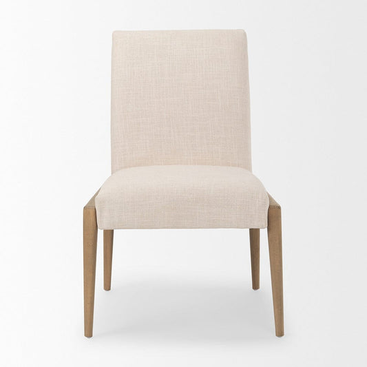Mercana - Palisades Cream Upholstery w/ Solid Wood Armless Dining Chair (Set of 2) - 69823 view 2