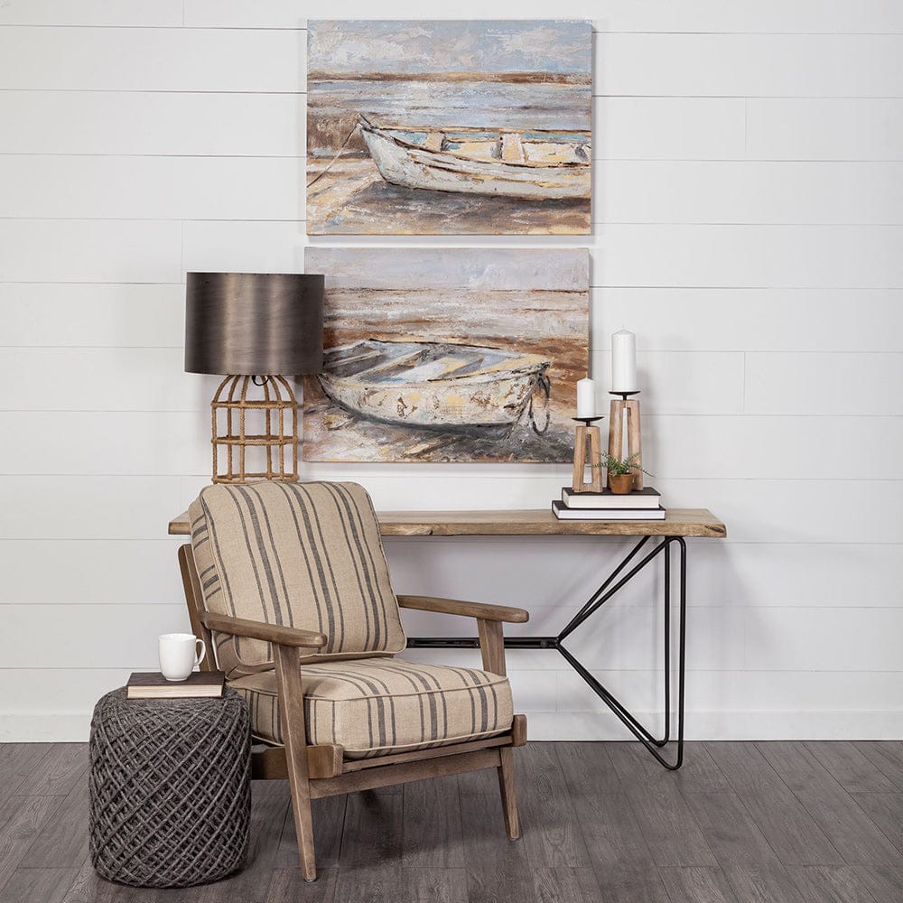 Mercana - Papillion I 66L x 16W Natural Solid Wood and Iron Console Table - 67115-AB_CLOSEOUT view 5
