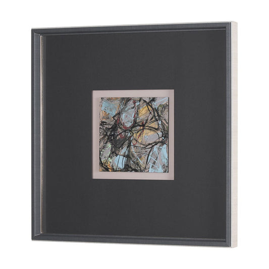 Mercana - Passtime II by Mercana Studio a Hand Embelished Textured Framed Art Print Matted under Glass - 15421 view 2