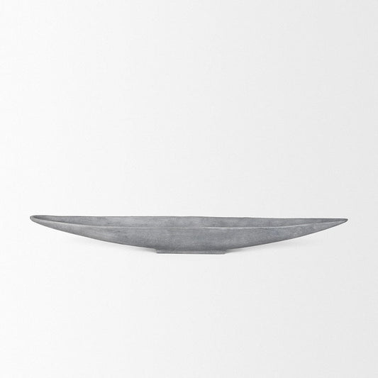 Mercana - Piero Large Concrete Finished Metal Decorative Bowl - 70660_CLOSEOUT view 2
