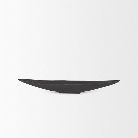 Mercana - Piero Small Matte Black Metal Decorative Bowl - 70657 view 2
