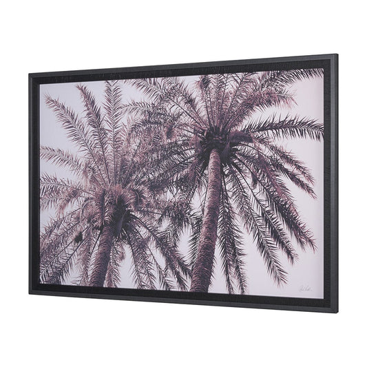 Mercana - Pink Palms Horizontal by Deborah Revell a Framed Art Print Matted under Glass - 15700 view 2