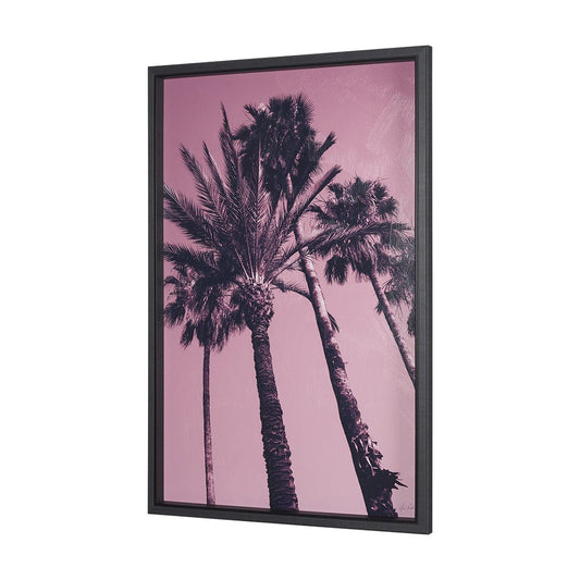 Mercana - Pink Palms II by Deborah Revell a Hand Embellished Framed Art Print - 15702 view 2