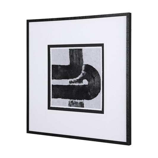 Mercana - Pipes I by Chase a Hand Embellished Textured Framed Art Print Matted under Glass - 14820 view 2