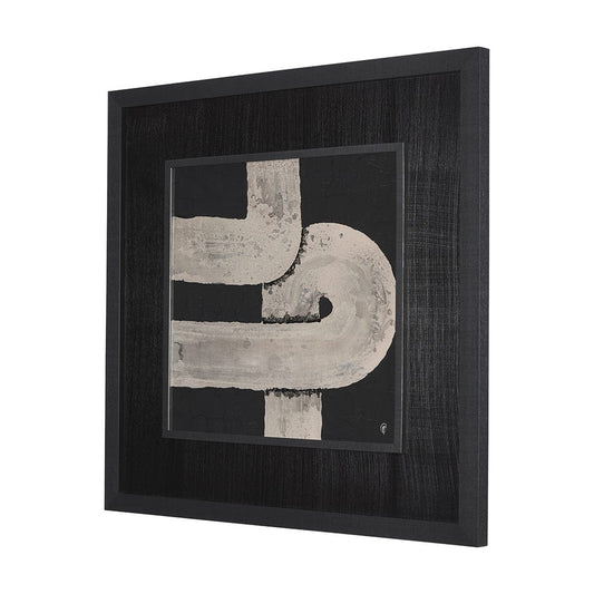Mercana - Pipes I by Studio M a handmade Original Framed Artwork under Glass - 14612 view 2