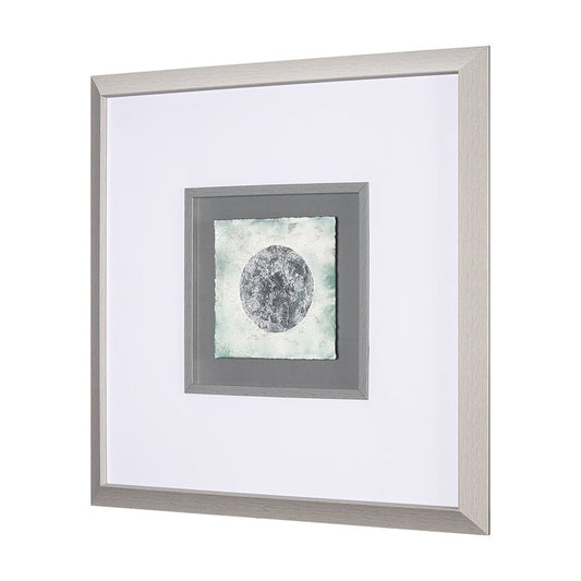 Mercana - Platinum Moona by Studio M a handmade Original Framed Artwork under Glass - 15088 view 2