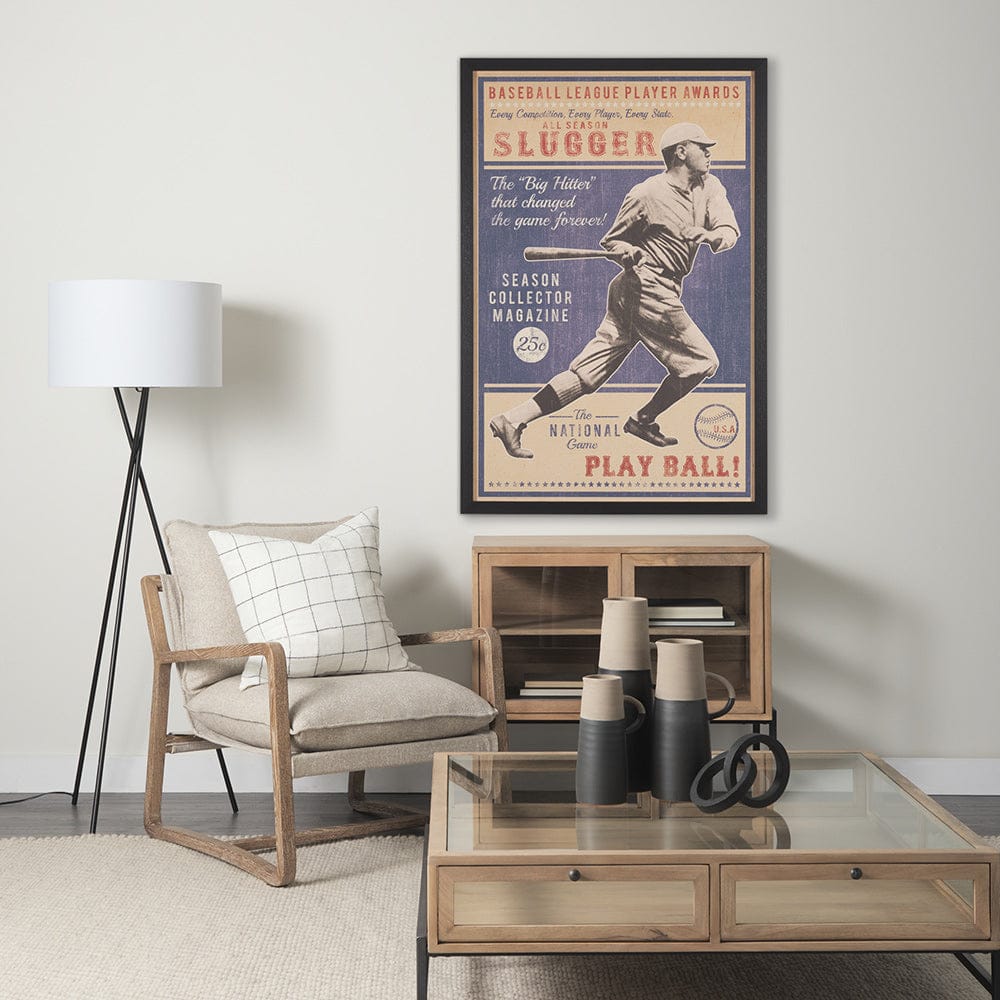 Mercana - Play Ball by The Vintage Collection a Hand Embellished Framed Art Print - 15635 view 8