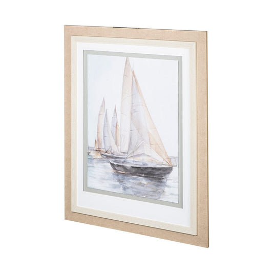 Mercana - Plein Air Sailboats II by Ethan Harper a Framed Art Print Matted under Glass - 12624 view 2