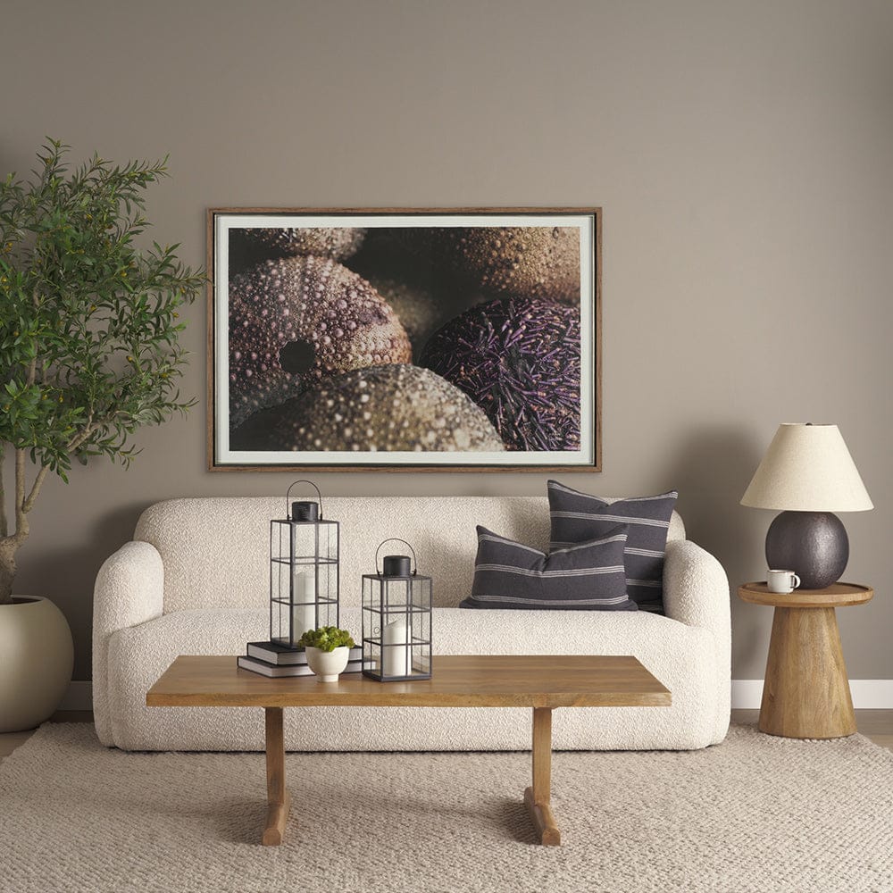 Mercana - Purple Sea Urchins by Nathan Larson a Hand Embellished Framed Art Print Matted under Glass - 15833 view 8