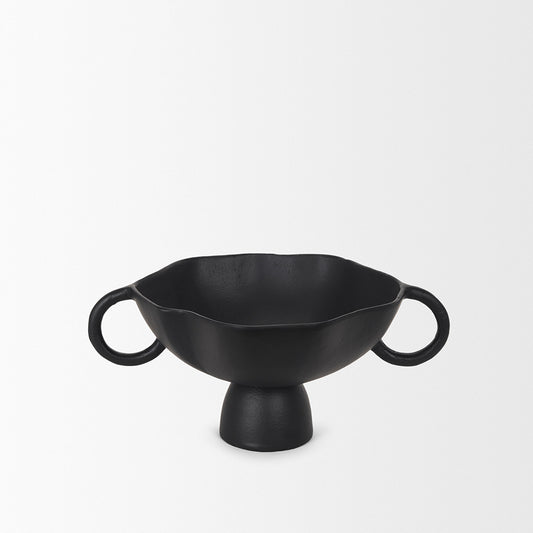 Mercana - Radka Small Matte Black Metal Decorative Bowl - 70723 view 2