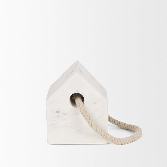 Mercana - Raena White Marble House Door Stopper - 70702 view 2