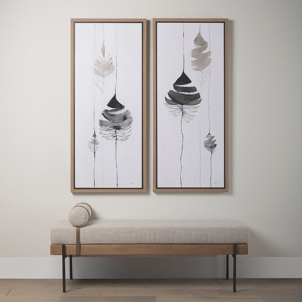 Mercana - Rain of Leaf II by Mercana Studio a Hand Embelished Textured Framed Canvas - 102247-FS view 10
