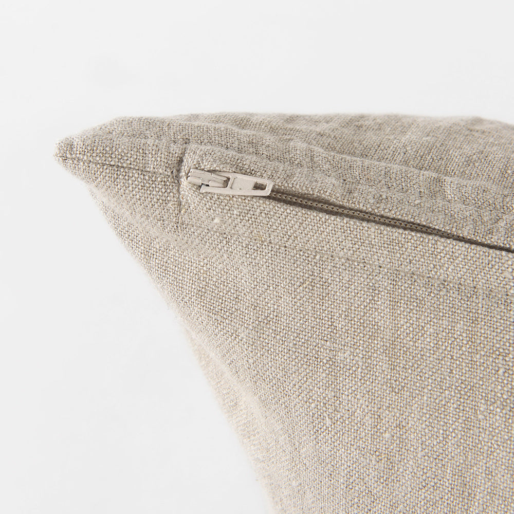 Mercana - Raquel 13L x 21W Beige and Black Fabric Plaid Decorative Pillow Cover - 69420 view 8