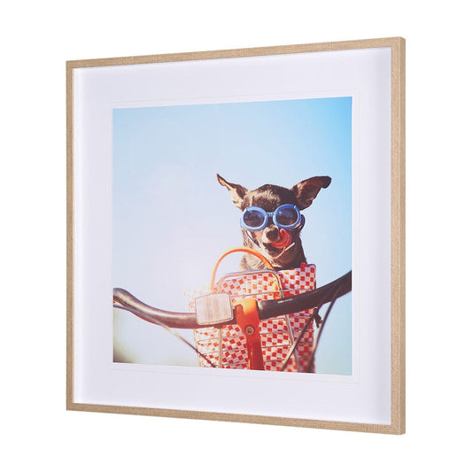 Mercana - Retro Chihuahua by THE Studio a Framed Art Print Matted under Glass - 15361 view 2