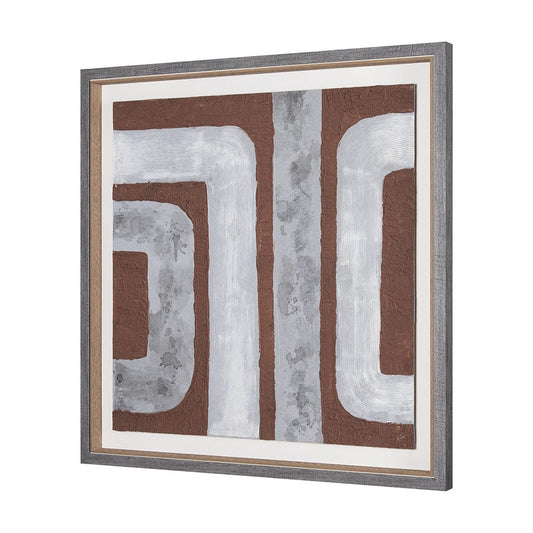 Mercana - Retro Pipes I by Studio M a Framed handmade Original Artwork - 15048 view 2