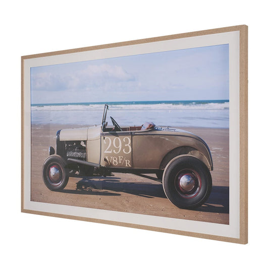 Mercana - Retro Racing - Automobile by Ben Wood a Framed Art Print Matted under Glass - 15773 view 2