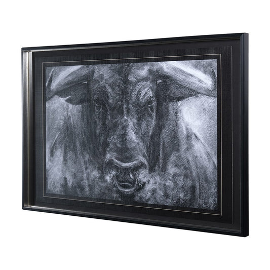 Mercana - Ringo by Mercana Studio a Hand Embellished Textured Framed Art Print Matted under Glass - 12755 view 2