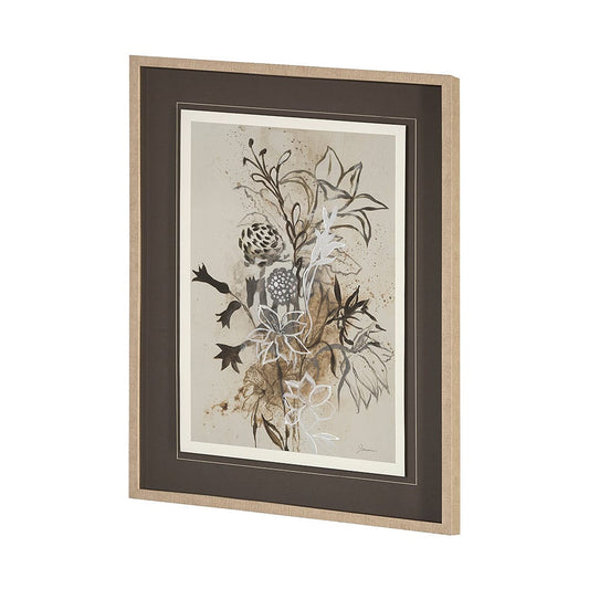 Mercana - Rise & Shine I by Liz Jardine a Hand Embellished Textured Framed Art Print Matted under Glass - 13325 view 2