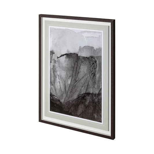 Mercana - Rising Ridge II by Mercana Studio a Hand Embellished Textured Framed Art Print Matted under Glass - 12810 view 2