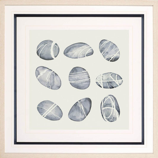 Mercana - River Worn I by Grace Popp a Framed Art Print Matted under Glass - 10386 view 2