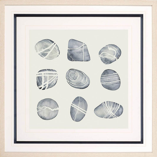 Mercana - River Worn II by Grace Popp a Framed Art Print Matted under Glass - 10387 view 2