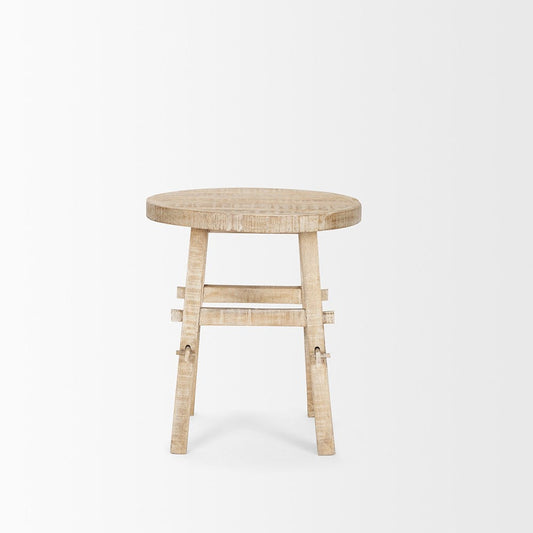 Mercana - Rosie Small Blonde Wood End Table - 70488 view 2