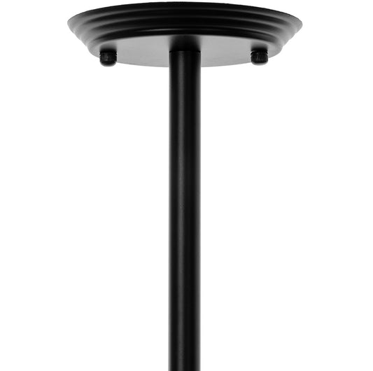 Mercana - Rudyard Glass Globe and Black Metal Chandelier - 68292 view 2