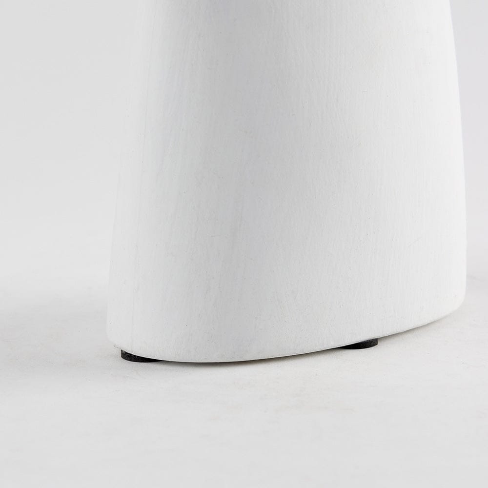 Mercana - Rylee 11.6H White Ceramic Vase - 69802_CLOSEOUT view 8