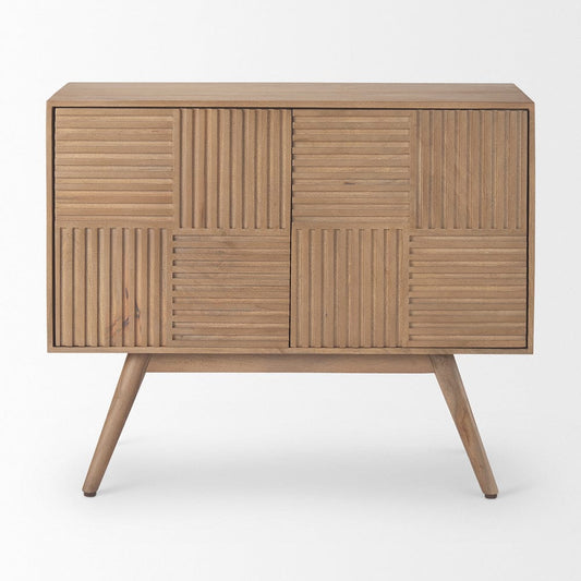Mercana - Sable 37.0L x 17.0W x 30.5H Light Brown Wood Accent Cabinet - 69889 view 2