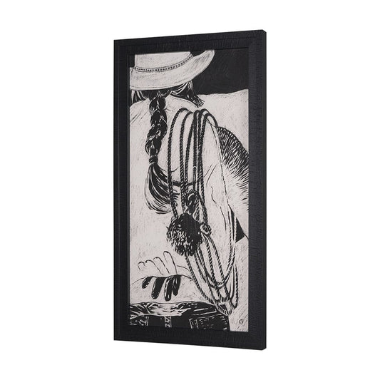 Mercana - Saddled Up III by Mercana Studio a Hand Embellished Framed Art Print - 15615 view 2
