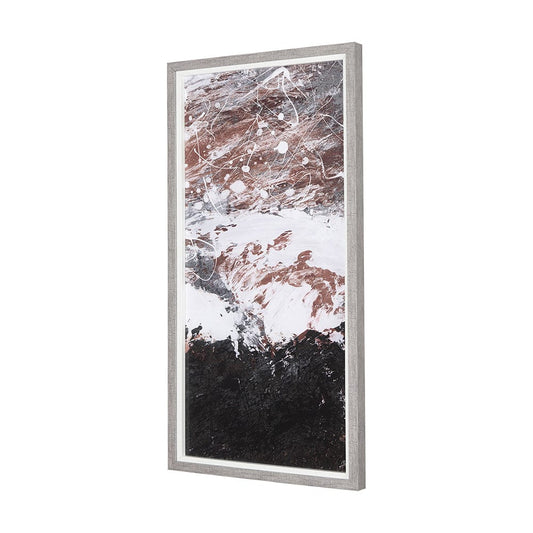 Mercana - Sakura Rain III by Mercana Studio a Hand Embellished Textured Framed Art Print Matted under Glass - 14759 view 2