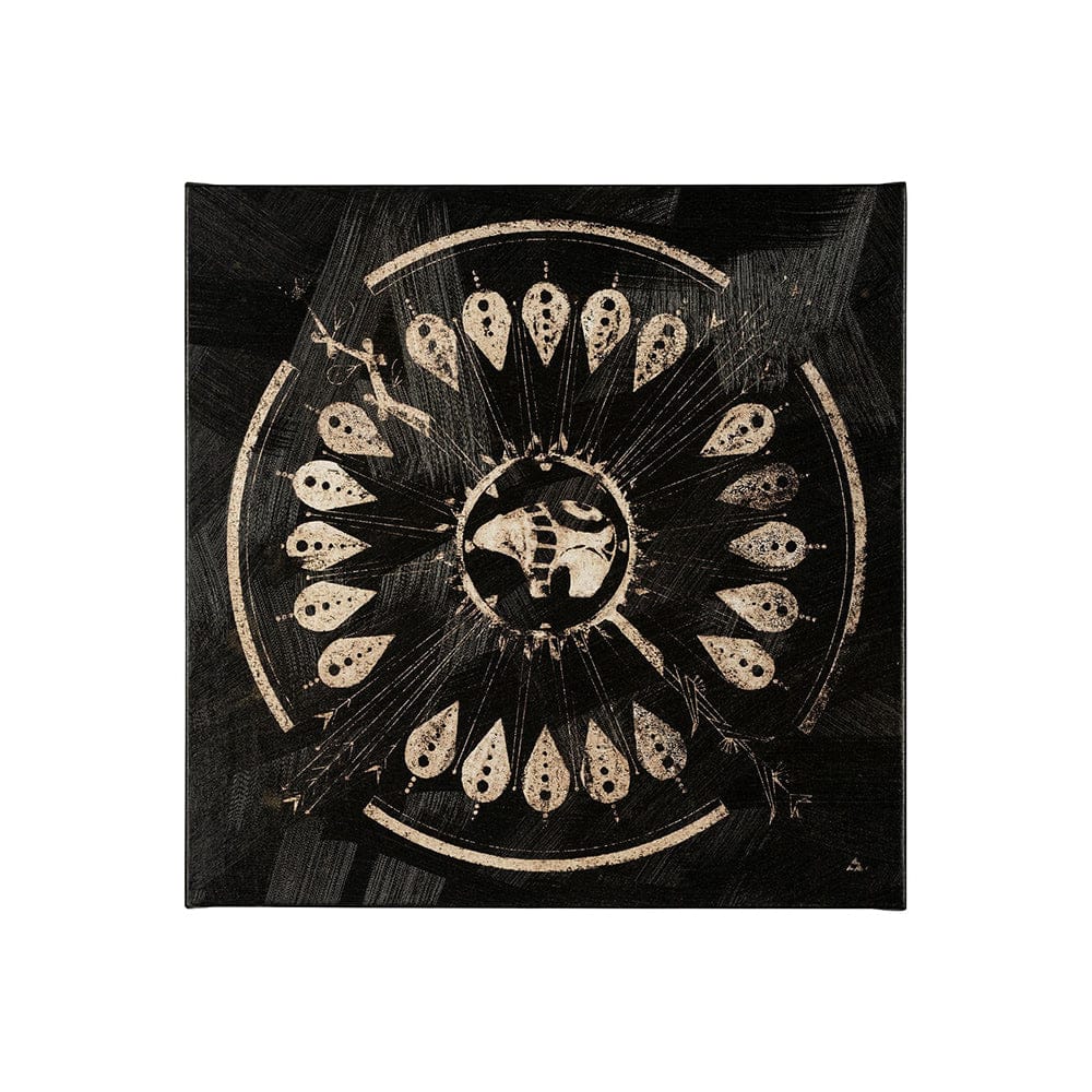 Mercana - Sandpainting-Ink II by Chad Mackay a Hand Embellished Textured Canvas - 101779-S view 1