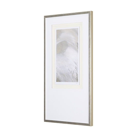 Mercana - Sandy Waves IV by Mercana Studio a Hand Embellished Textured Framed Art Print Matted under Glass - 14866 view 2