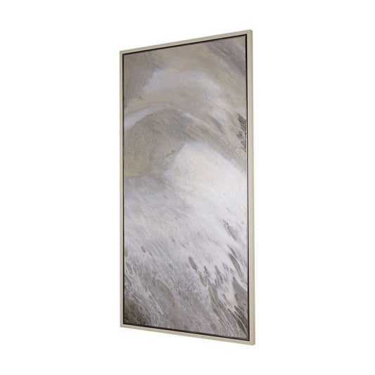 Mercana - Sandy Waves IV by Mercana Studio a Hand Embellished Textured Framed Canvas - 102575-FL view 2