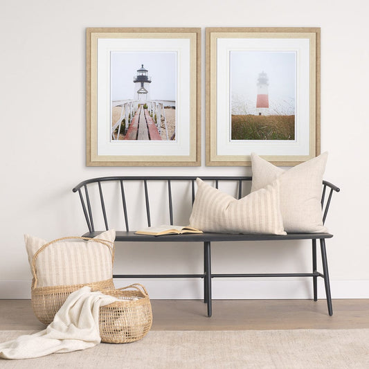 Mercana - Sankaty Head in the Fog by Mercana Studio a Framed Art Print Matted under Glass - 12361 view 2