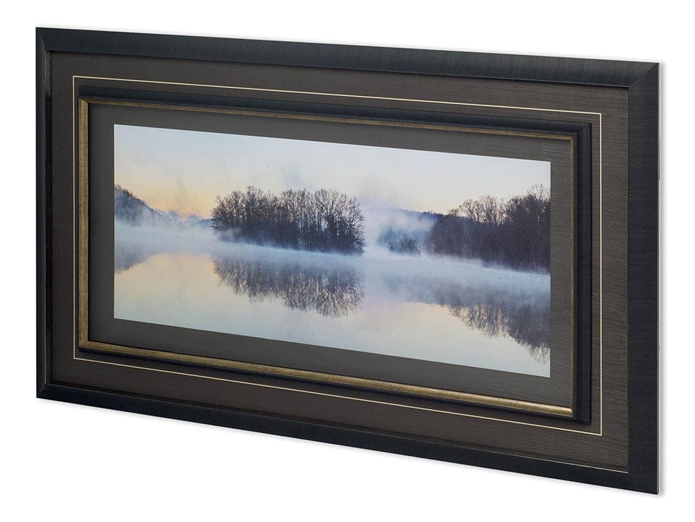 Mercana - Scene on the Water VIII by James McLoughlin Hand Embellished Framed Art Print Matted under Glass - 11778 view 1