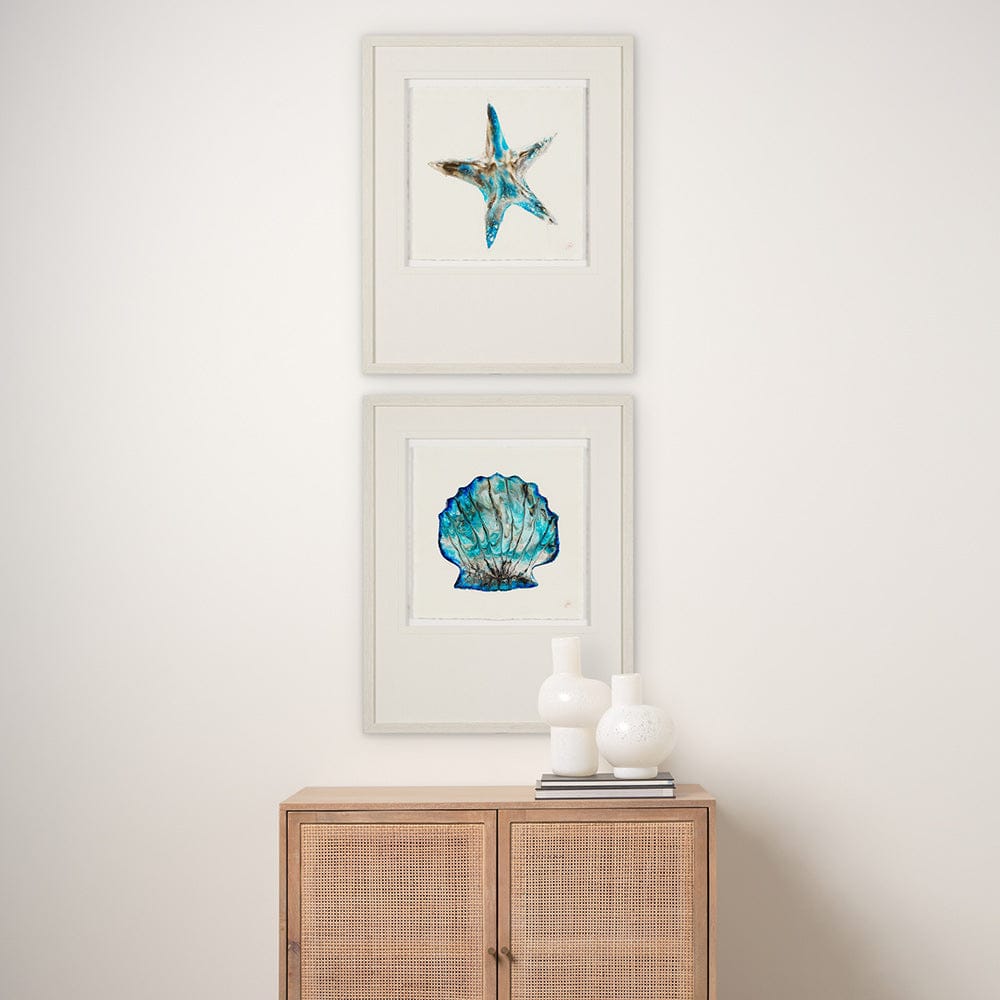 Mercana - Sea Pearl by Studio M a handmade Original Framed Artwork under Glass - 15031 view 8