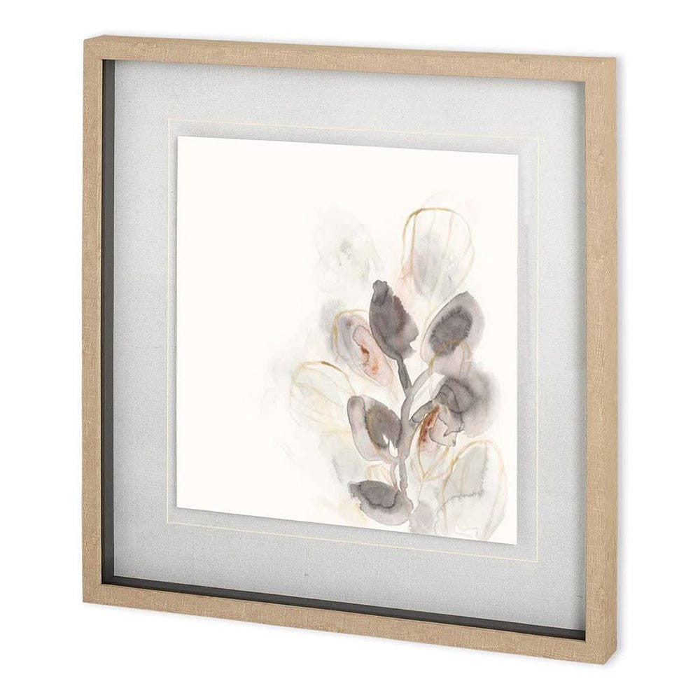 Mercana - Seed Pod II by June Vess a Hand Embellished Textured Framed Art Print Matted under Glass - 11137 view 1