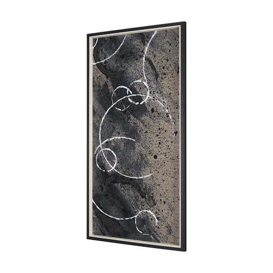 Mercana - Serkel II by Mercana Studio a Hand Embellished Textured Framed Art Print - 15211 view 2