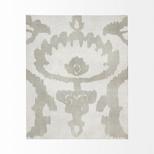 Mercana - Shadow Ikat VI by Chariklia Zarris a Hand Embellished Textured Canvas - 101457-L view 2