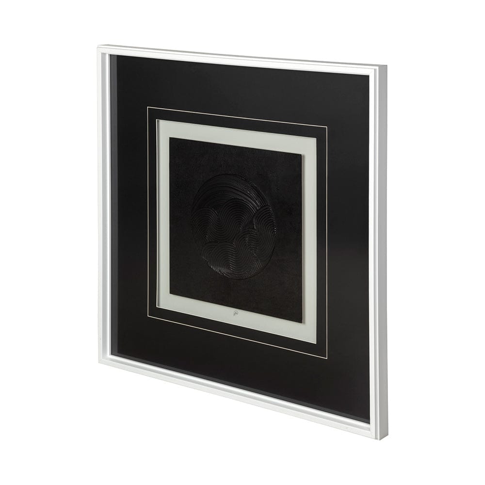 Mercana - Shadowed Waves I by Studio M a handmade Original Framed Artwork under Glass - 12442 view 1