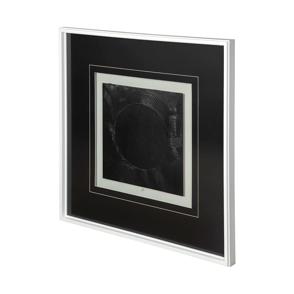 Mercana - Shadowed Waves II by Studio M a handmade Original Framed Artwork under Glass - 12443 view 1