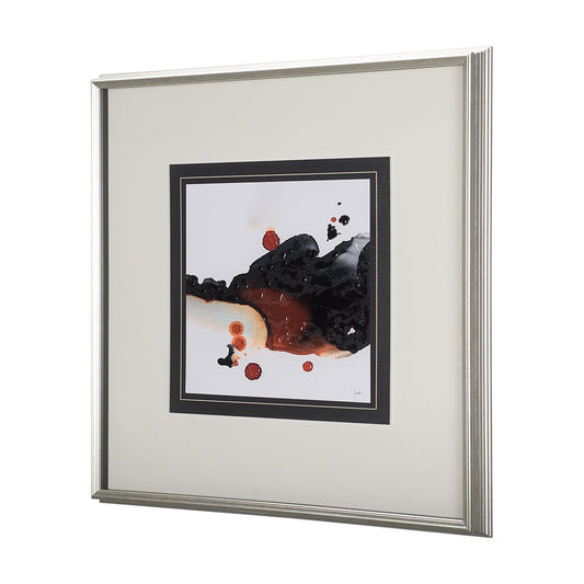 Mercana - Shimmering Night I by Mercana Studio a Hand Embellished Textured Framed Art Print Matted under Glass - 14792 view 2